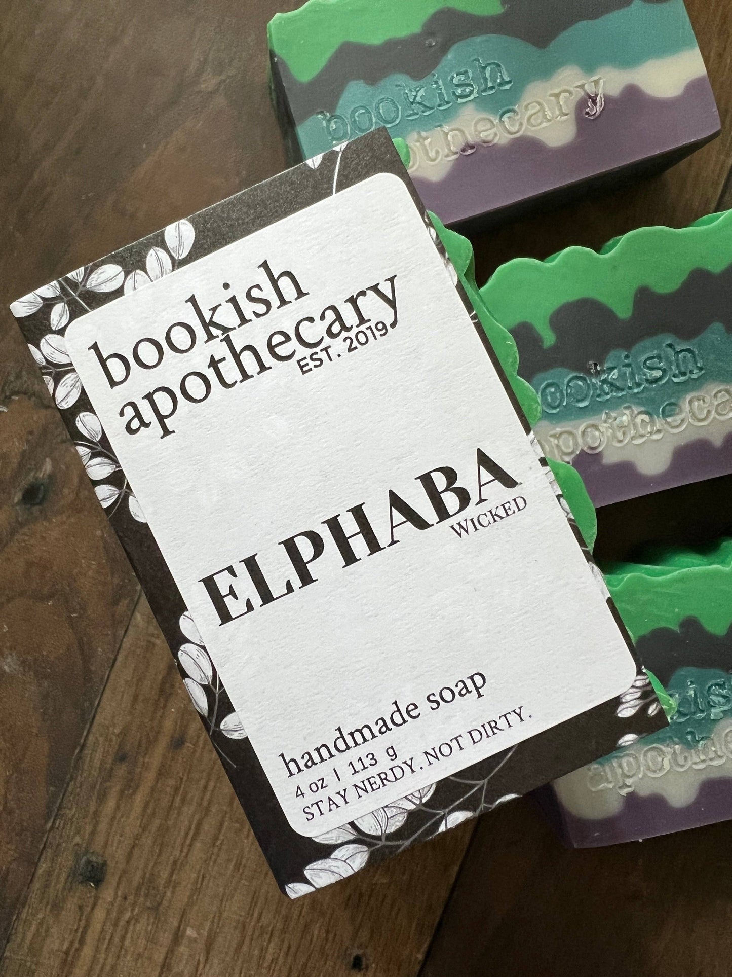 Elphaba Handmade Book Lover Soap - Wicked Inspired