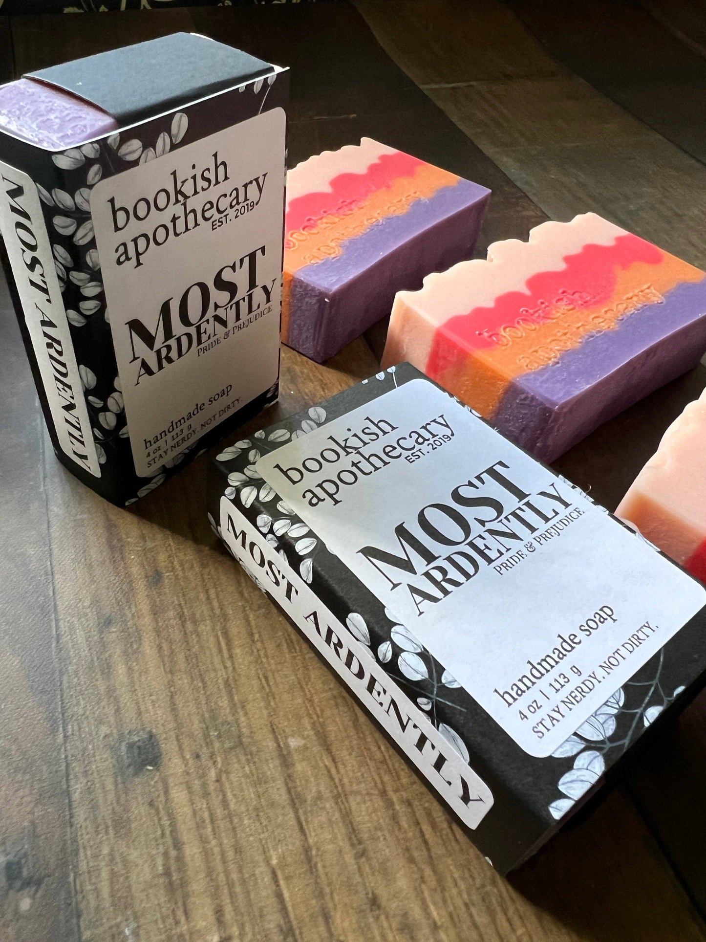 Most Ardently Book Lover Handmade Soap - Pride & Prejudice