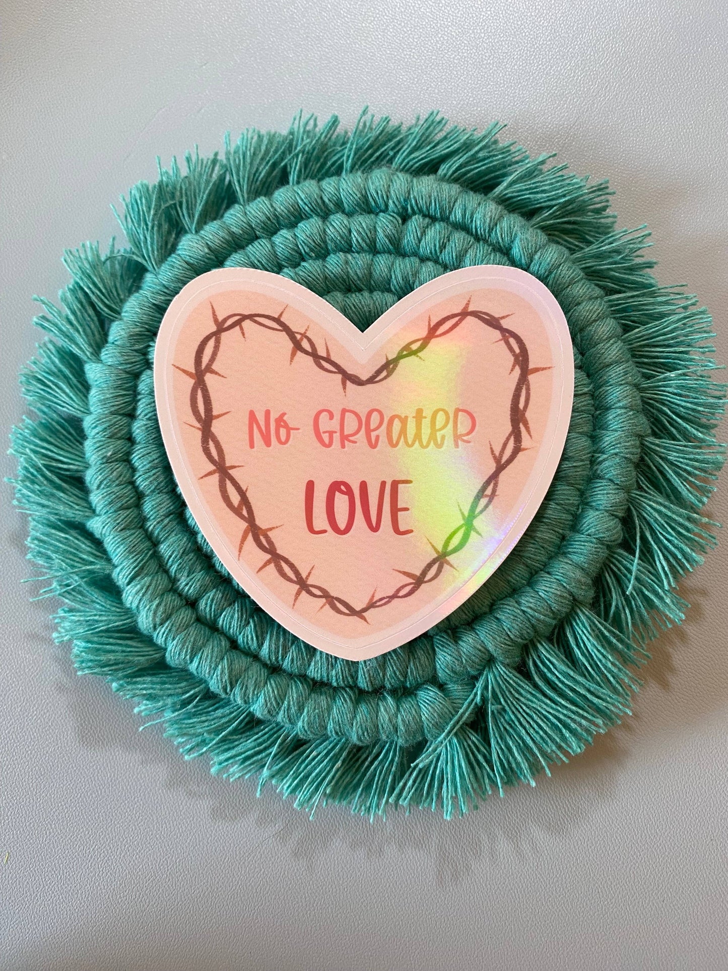 No Greater Love Vinyl Sticker