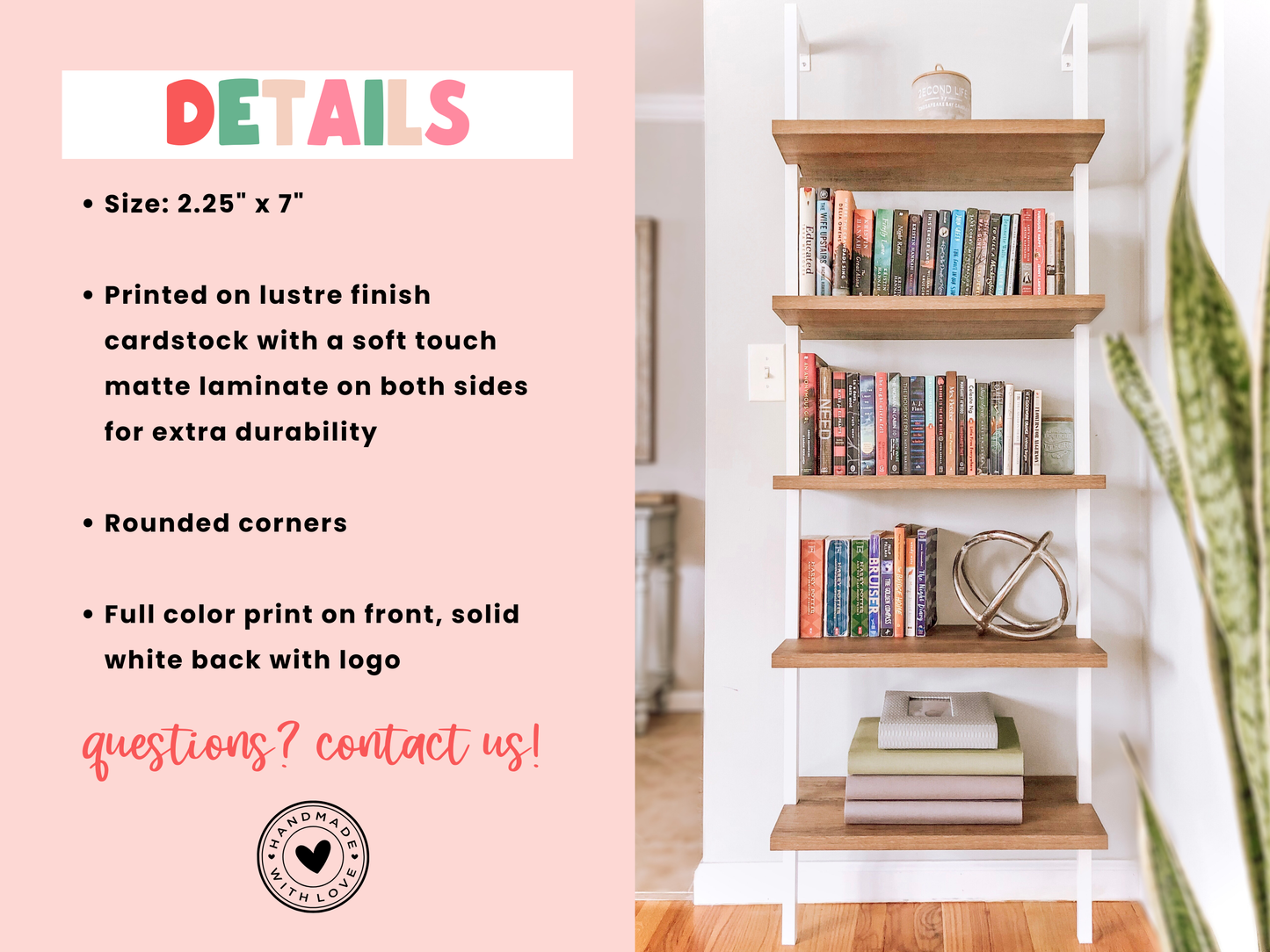 Christmas Tree Cakes | Soft Matte Laminated Bookmark