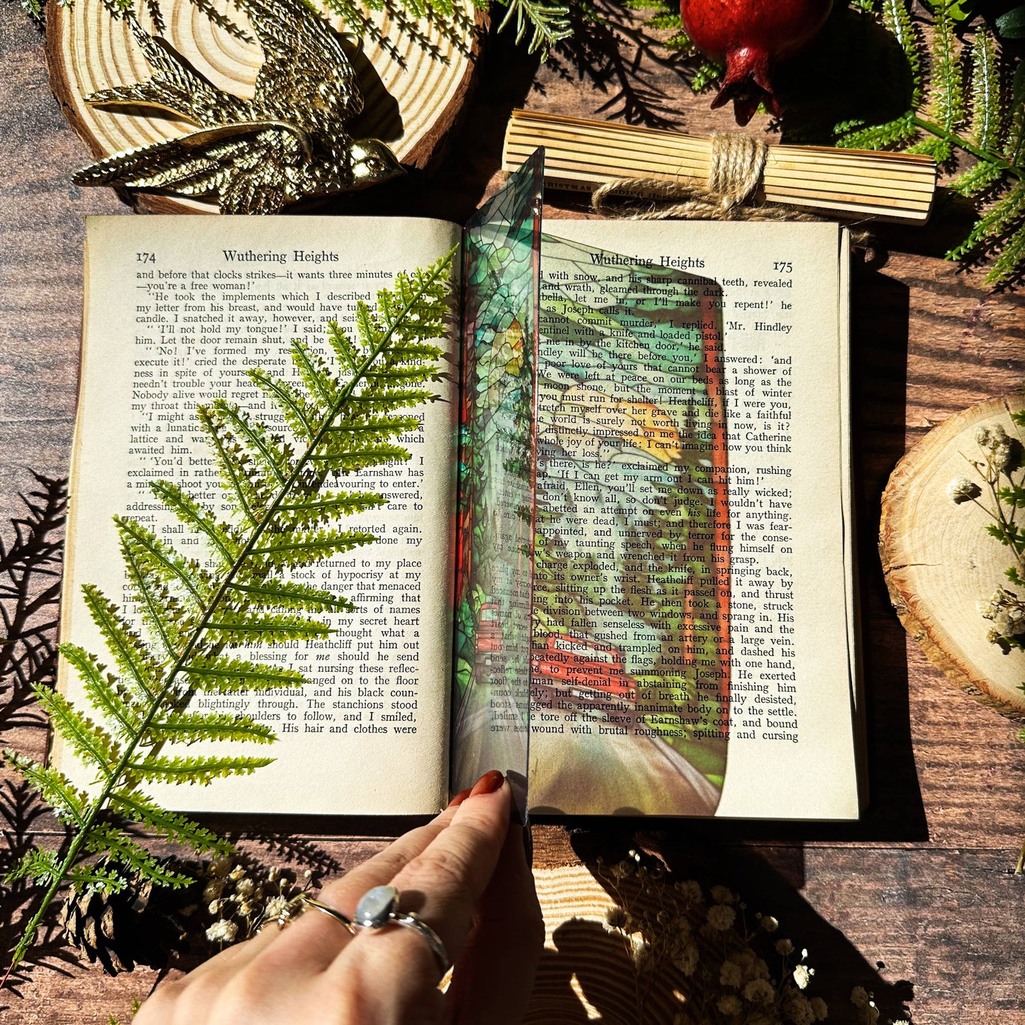 Red Truck Stained Glass Bookmarks