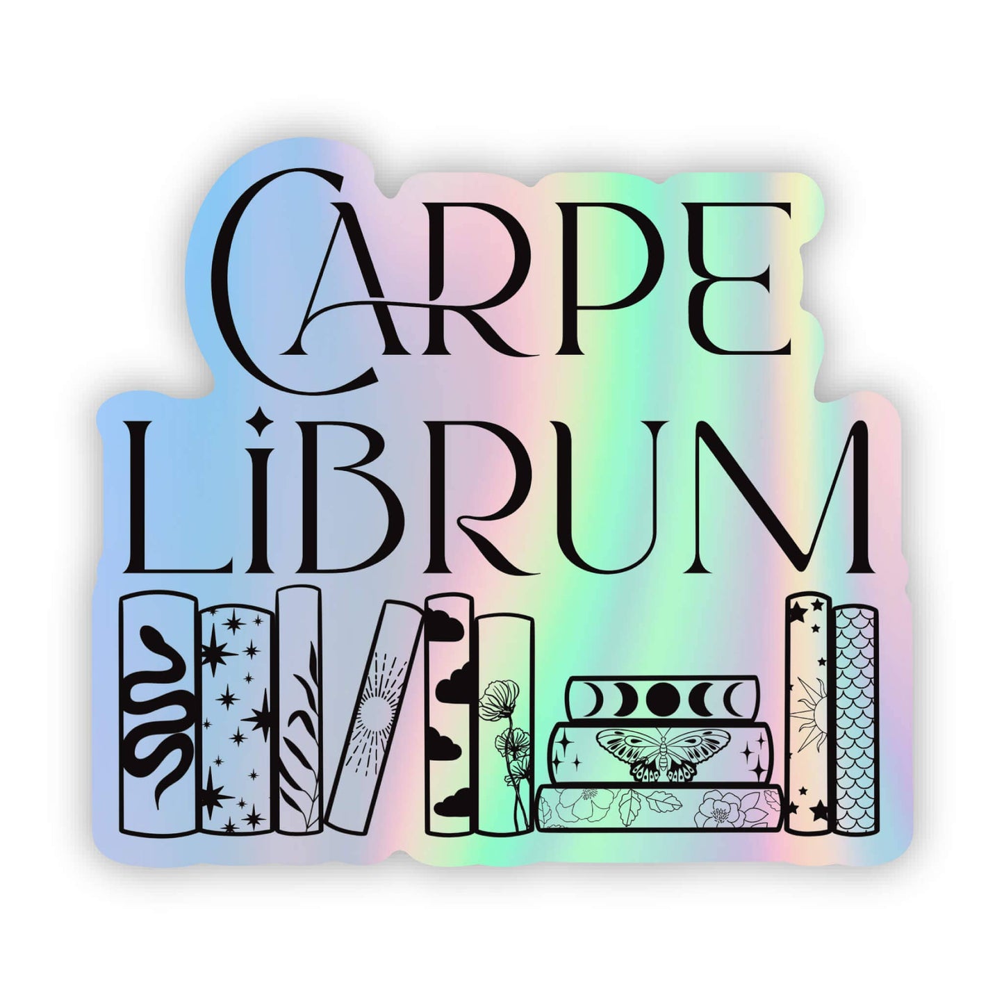 Carpe Librum Seize The Book Waterproof Vinyl Sticker