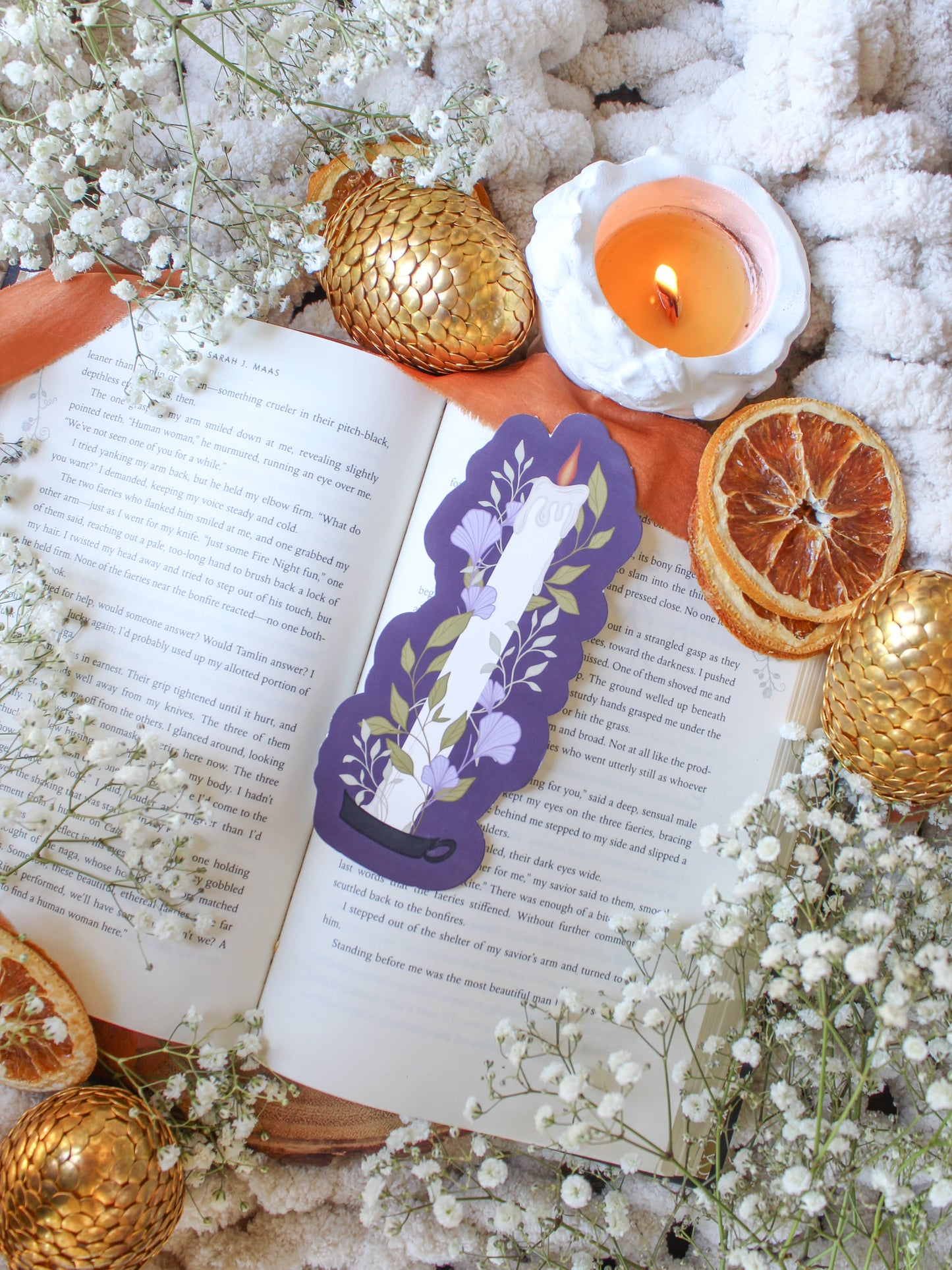 Candlestick Regency Era Romance Bookmark