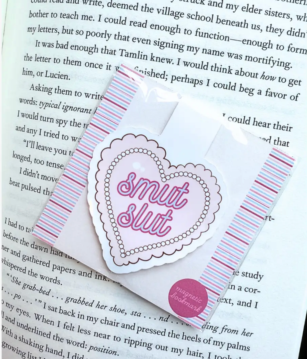Like Dirty Books/smut vintage magnetic bookmark