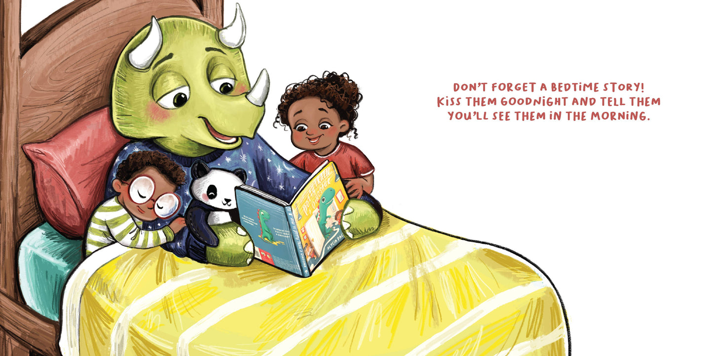 How to Put a Dinosaur to Bed: A Board Book