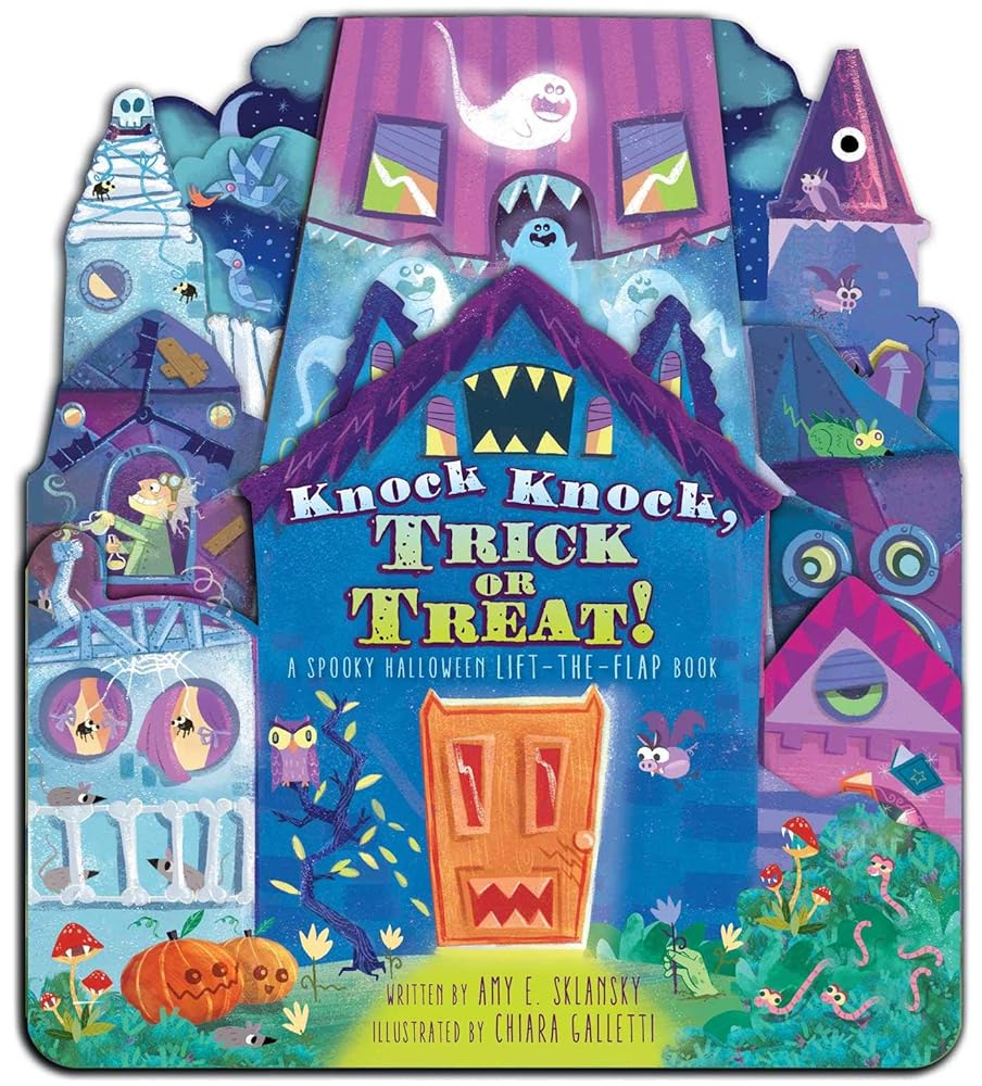 Knock Knock, Trick or Treat!: A Spooky Halloween Lift-the-Flap Book cover image