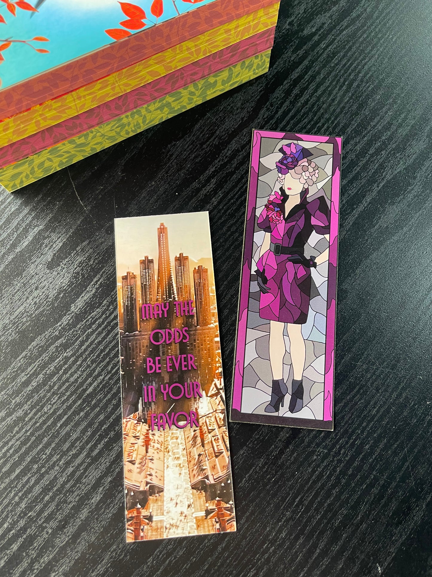 Hunger Games-Effie Stained Glass Bookmark