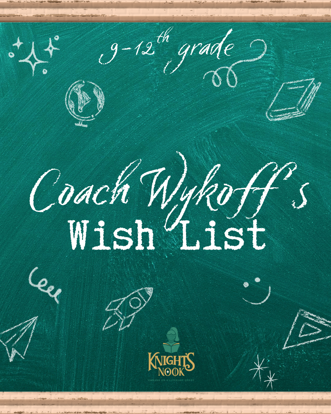 Coach Wykoff's Teacher Wish List