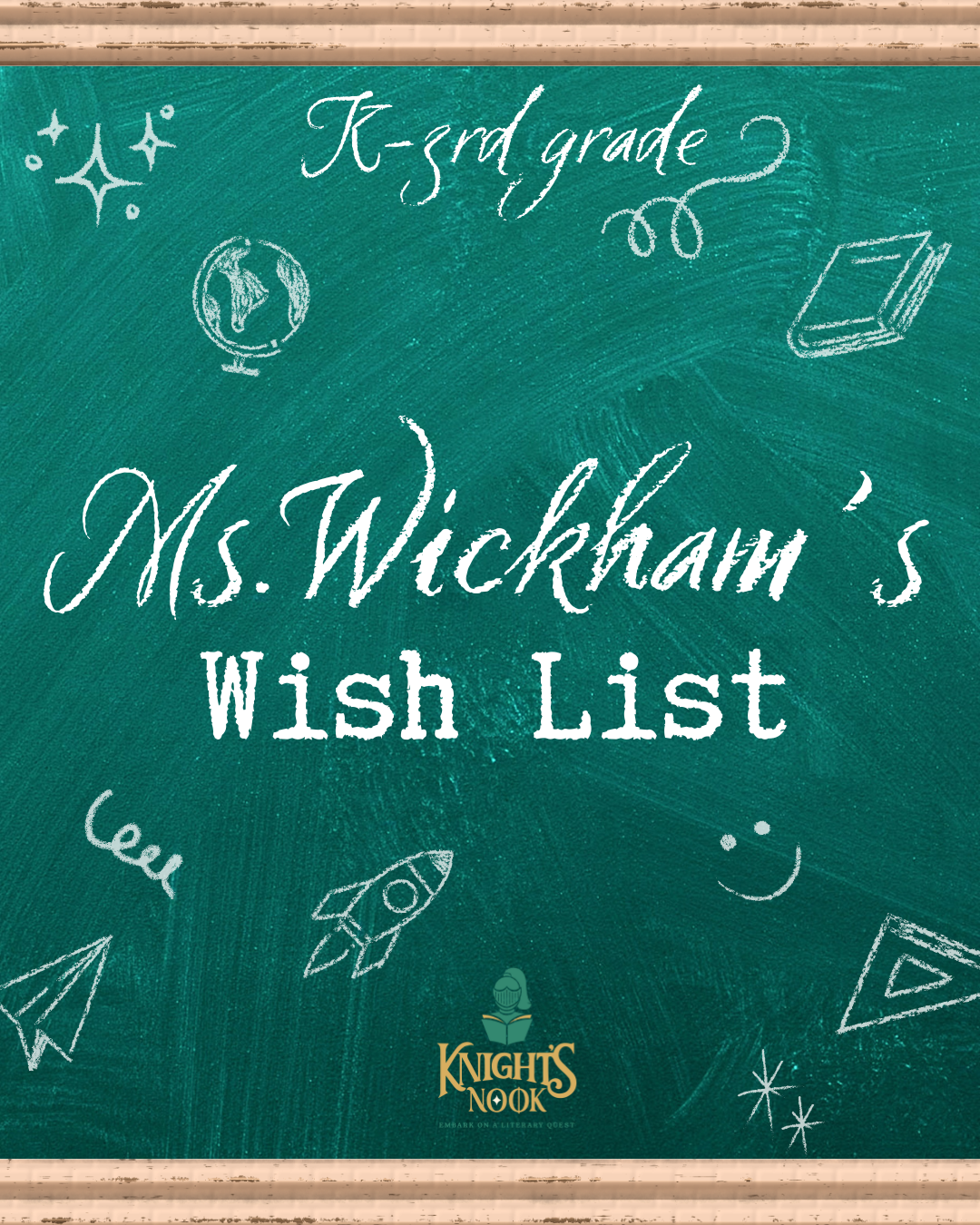Ms. Wickham's Teacher Wish List