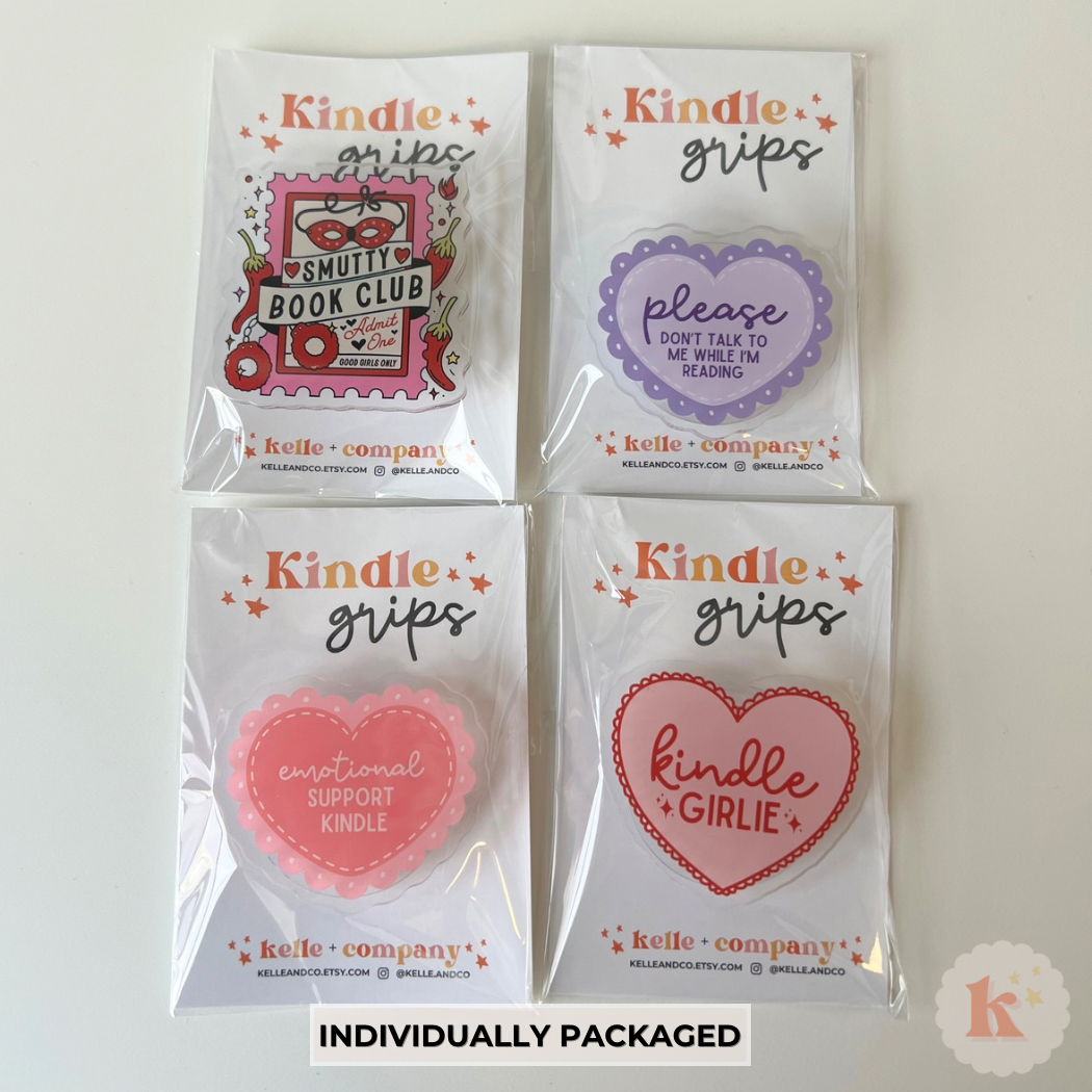 Kindle grips \ read more books \ kindle accessories books