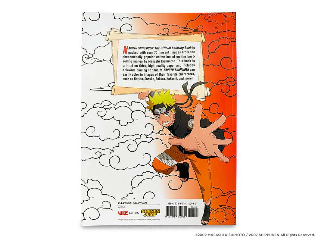 NARUTO SHIPPUDEN: The Official Coloring Book by VIZ Media