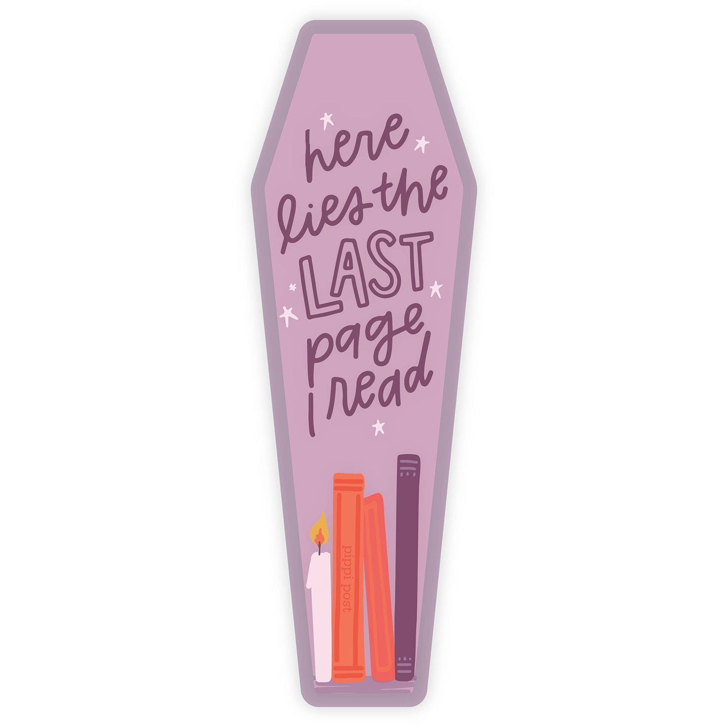 The Last Page Halloween Transparent Bookmark