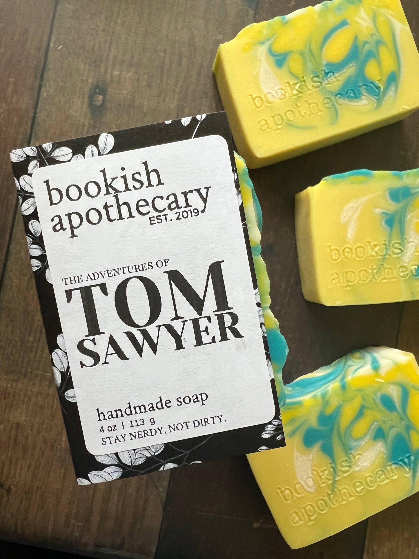 Tom Sawyer Book Lover Soap - Mark Twain Inspired