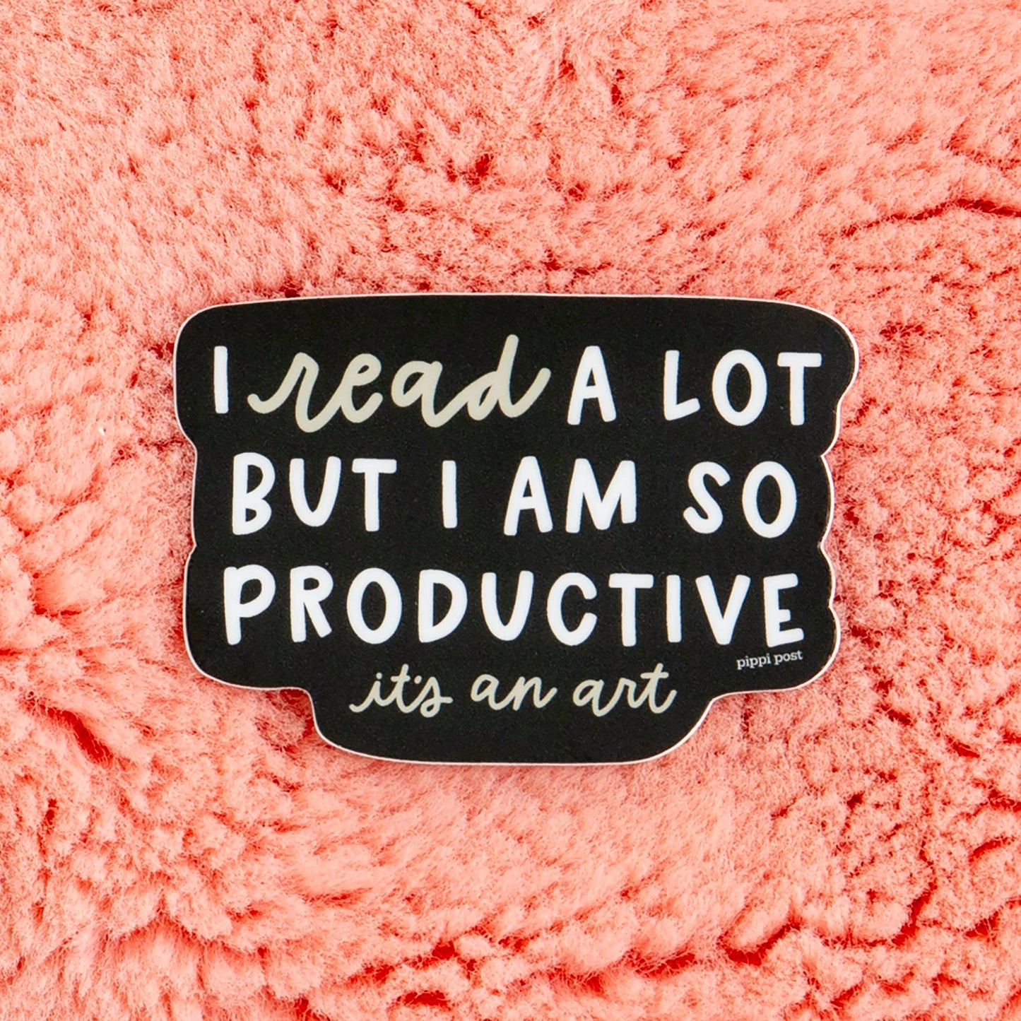 I Read A Lot Decal Sticker