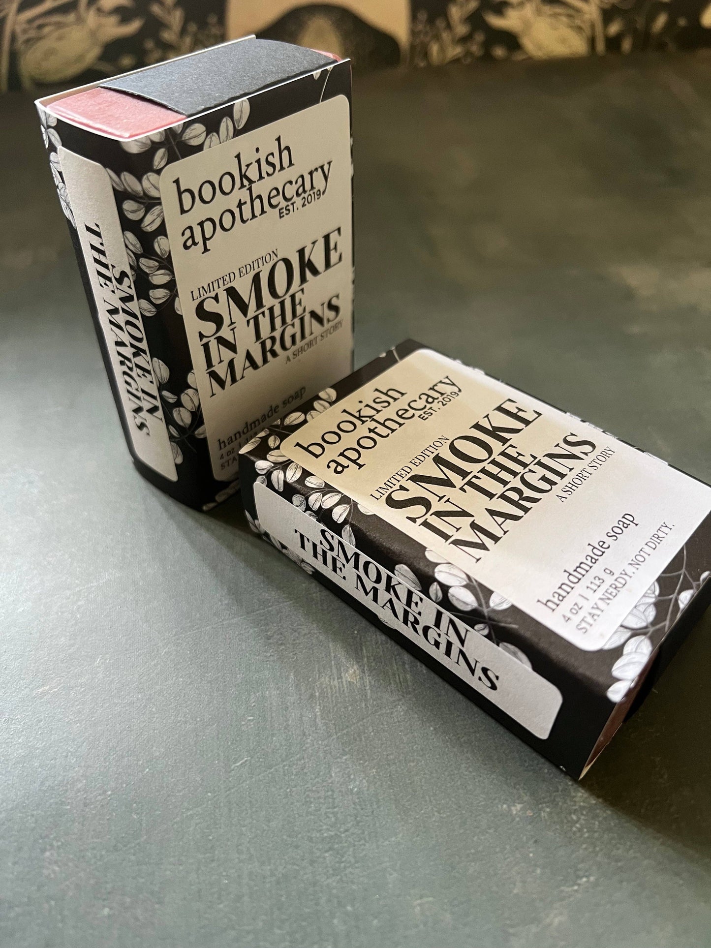 Smoke in the Margins Book Lover Handmade Soap