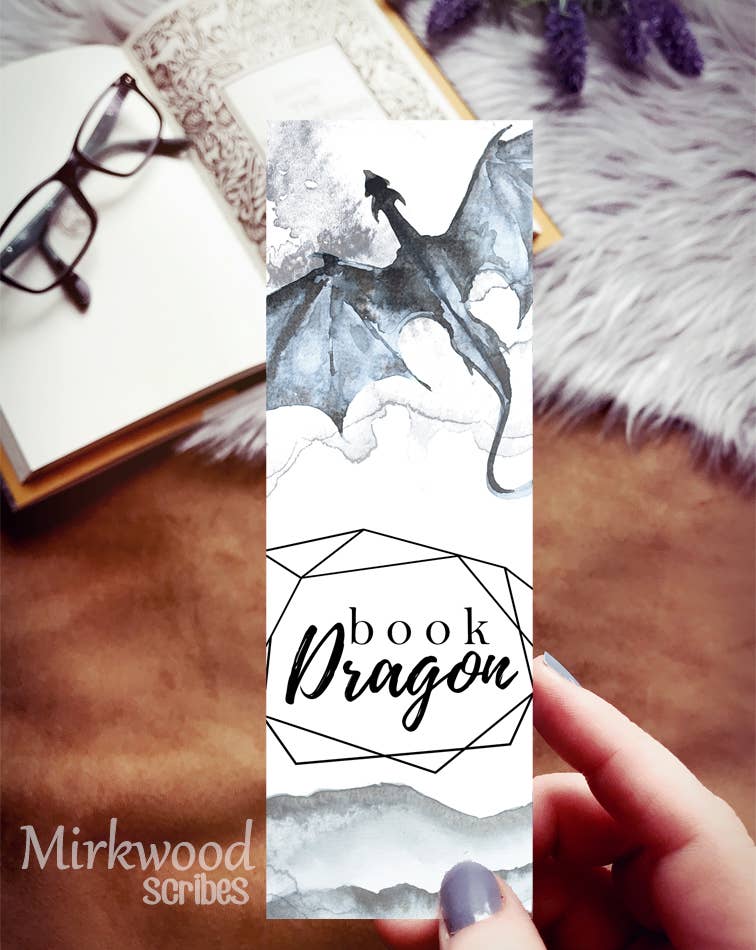 Book Dragon Bookmark