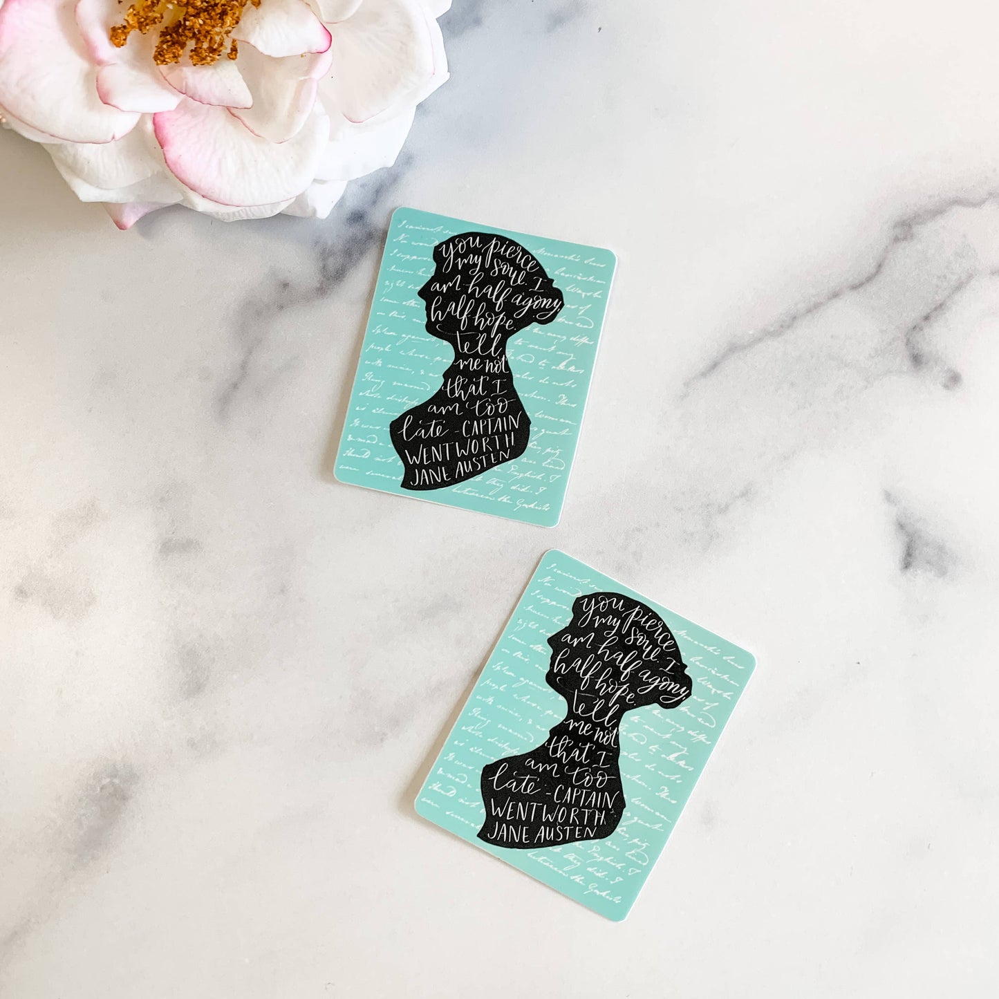 Jane Austen Persuasion Quote Sticker Decal