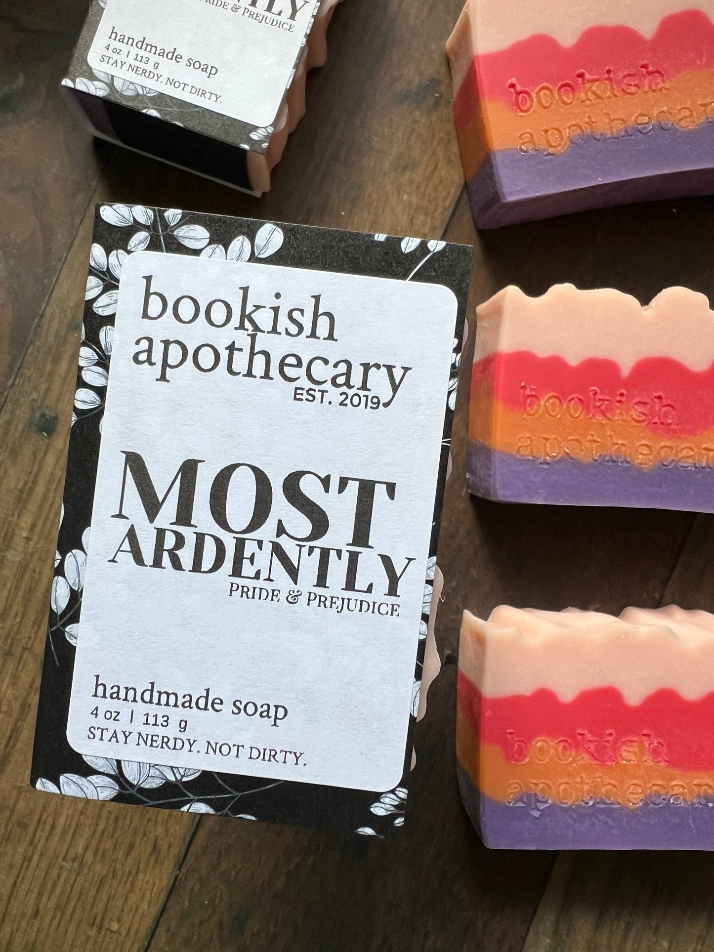 Most Ardently Book Lover Handmade Soap - Pride & Prejudice
