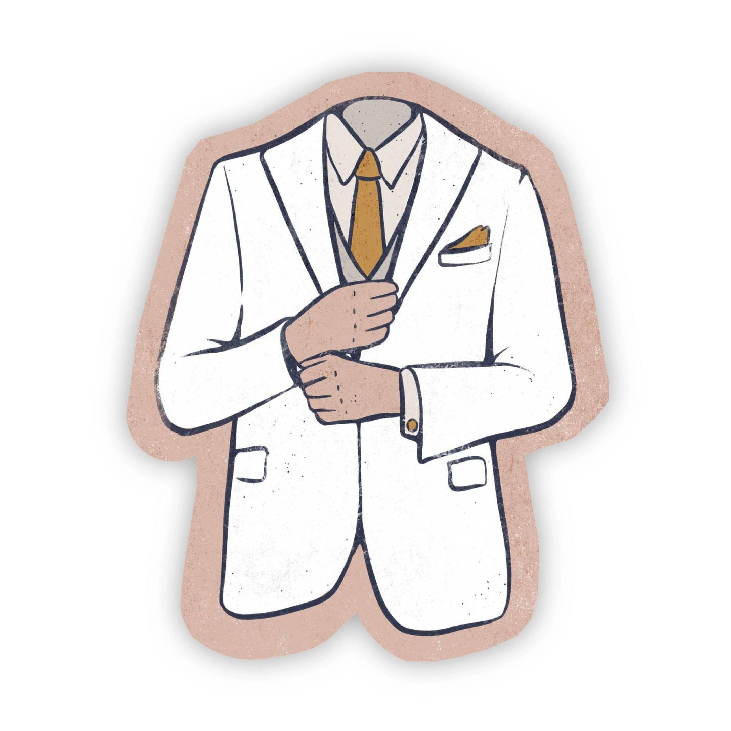 Great Gatsby Suit Sticker