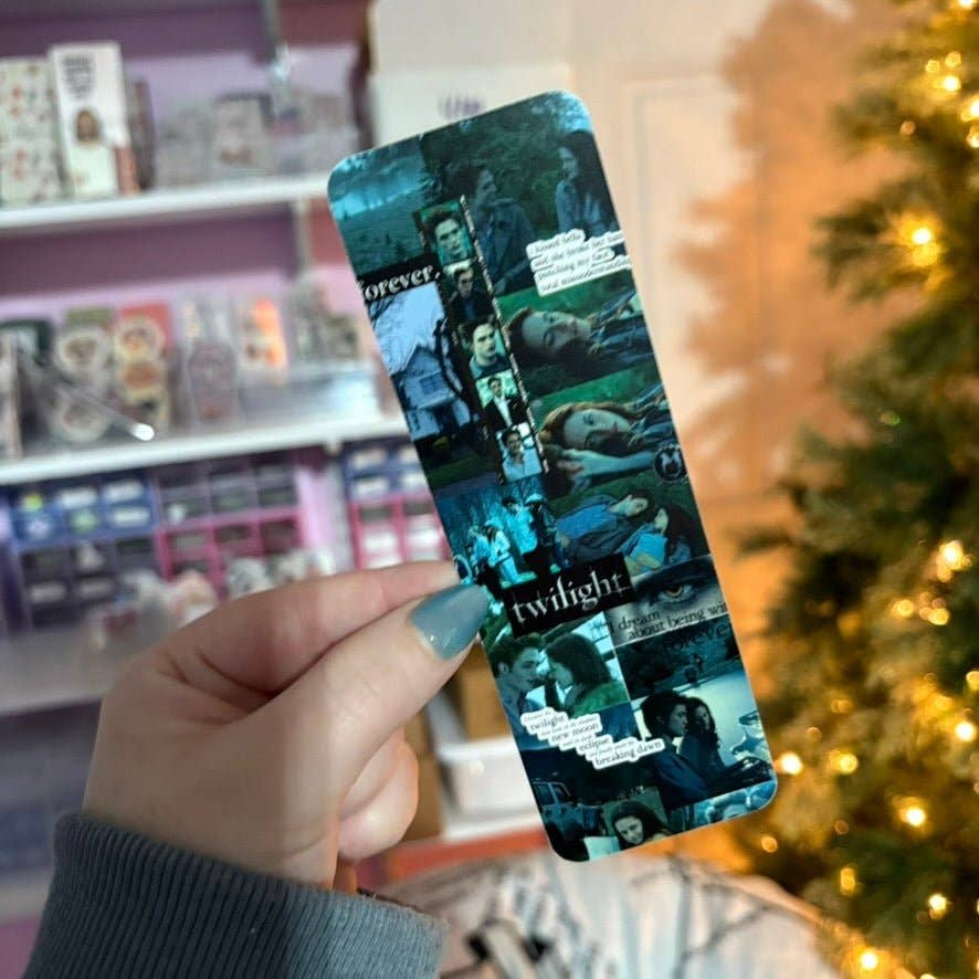 Twilight Collage Dual-Sided Cardstock Bookmark