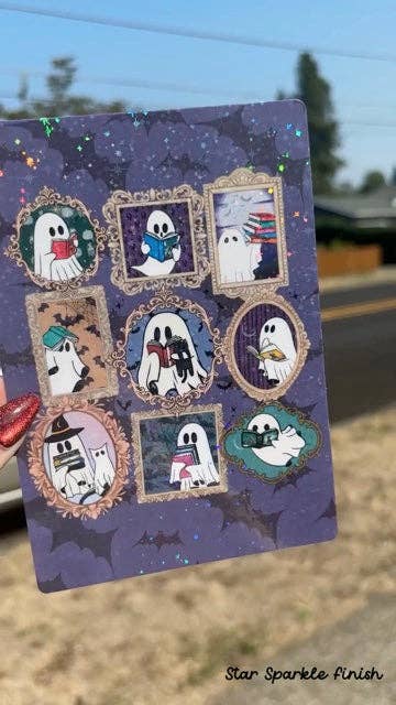 Spooky Red and Black Halloween Collage Kindle Paperwhite Insert