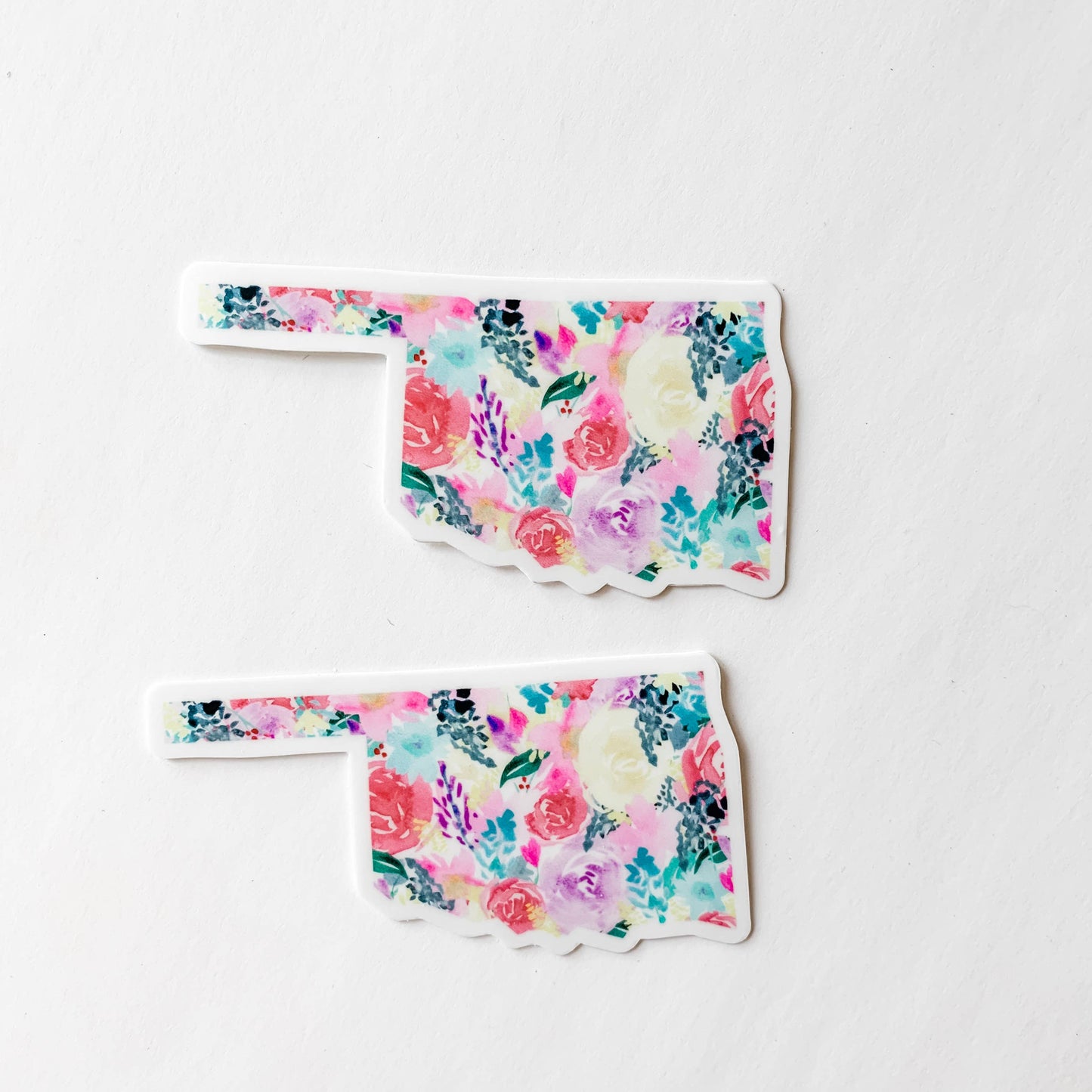 Oklahoma Bright Floral State Sticker