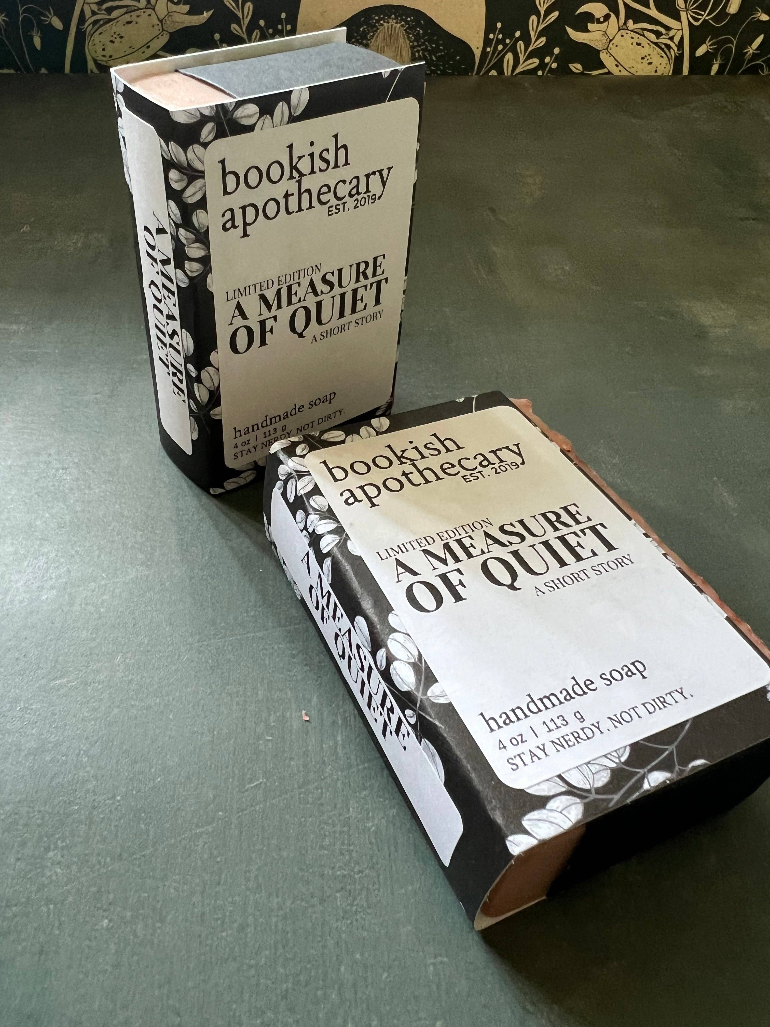 A Measure of Quiet Book Lover Handmade Soap - Limited Editio