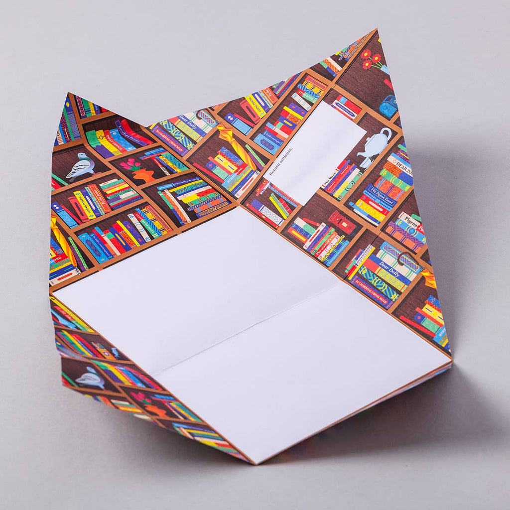 Bookstore Pigeon, Folding Stationery Letter Pack, Pack of 6