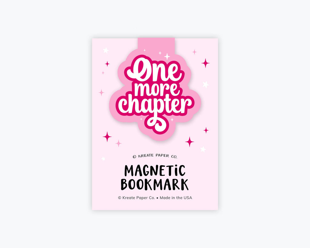 Magnetic Bookmark, One More Chapter, Bookish, Book Gift