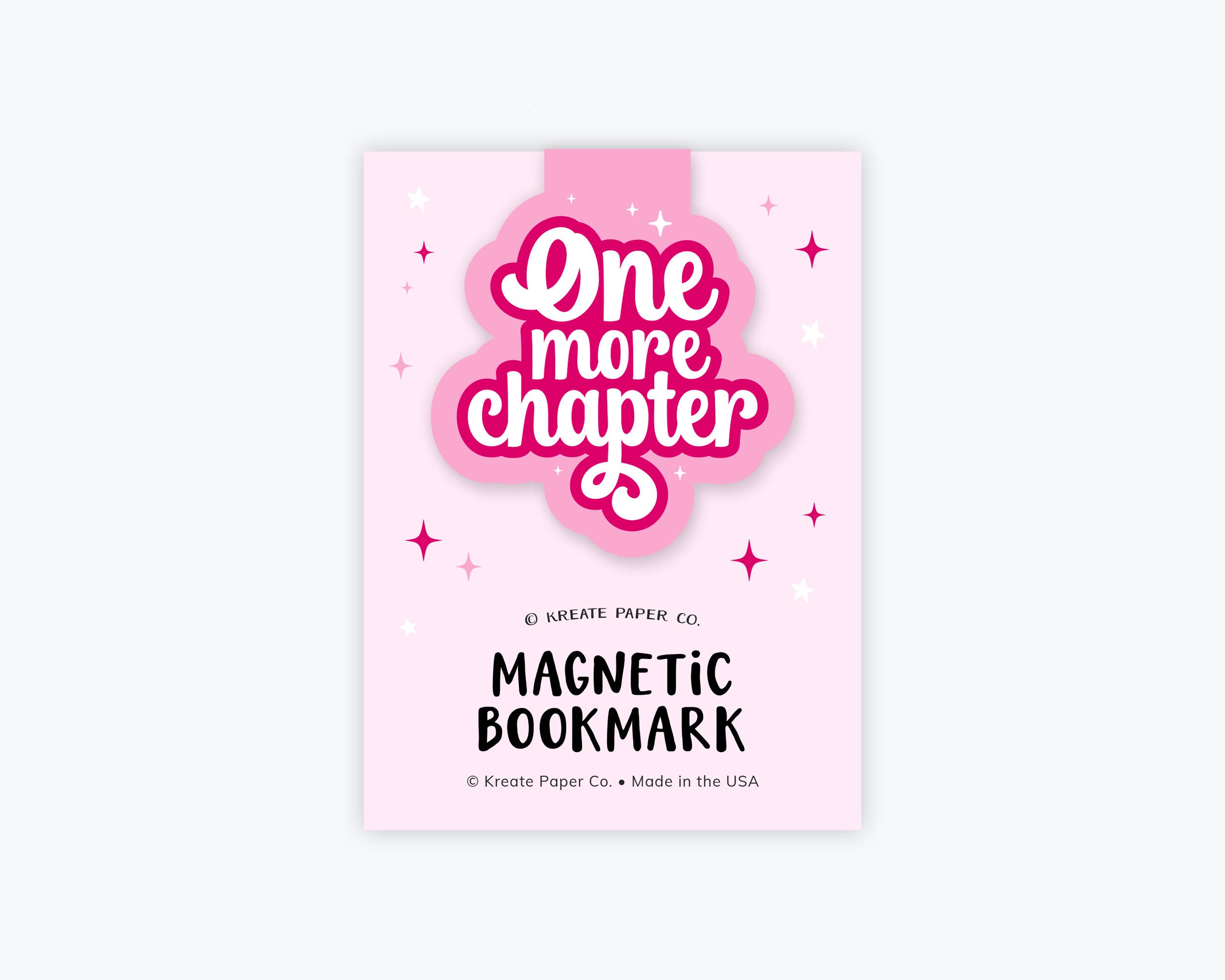 Magnetic Bookmark, One More Chapter, Bookish, Book Gift