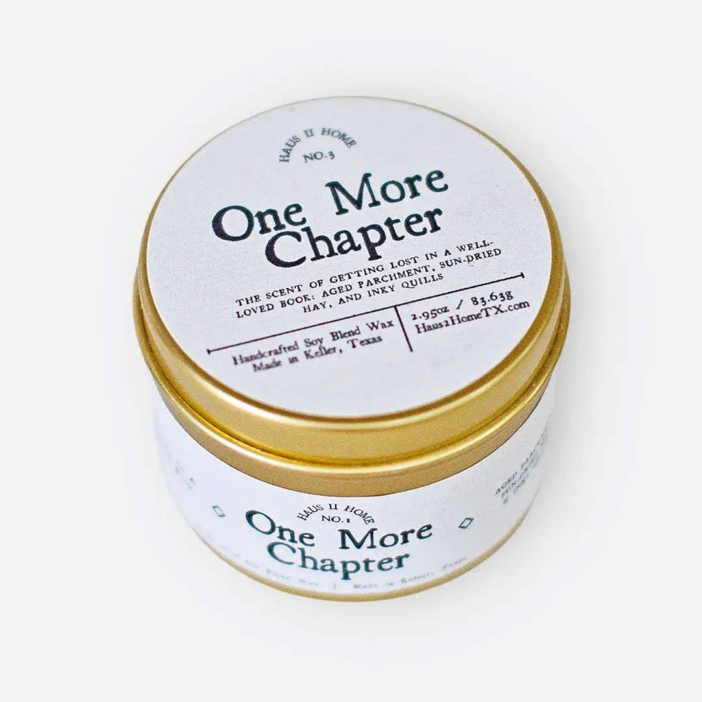 Hand-Poured Candle - One More Chapter