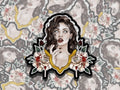 Vampire Bride Vinyl Sticker - Whimsigoth Girly Design