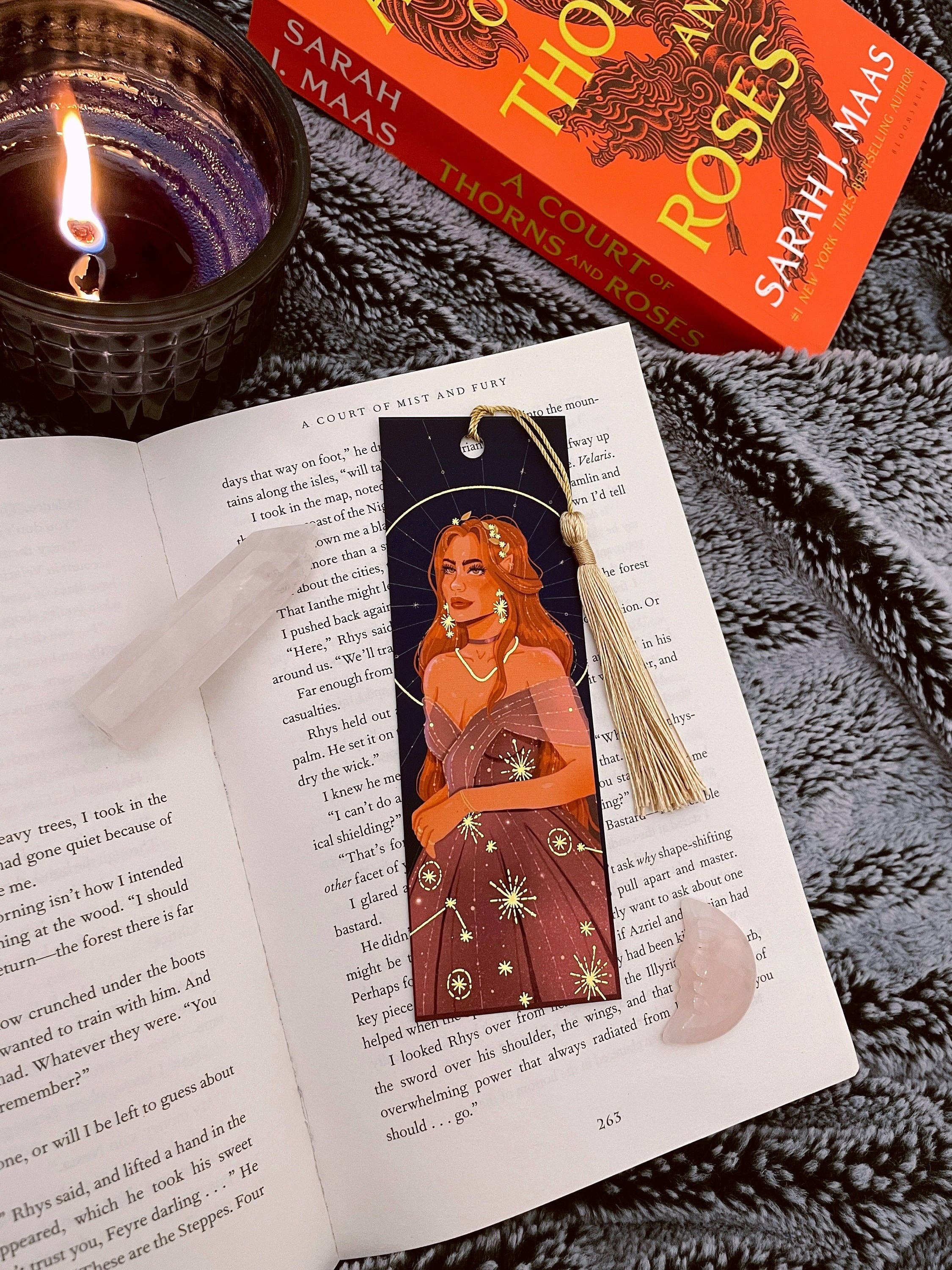 Elain *Gold Foil* Bookmark