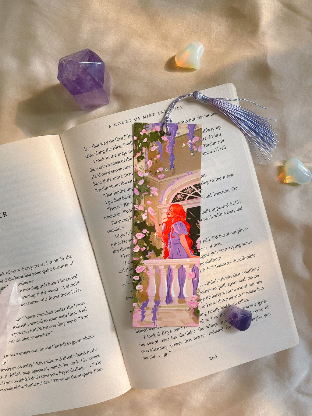Balcony Blossoms Bookmark