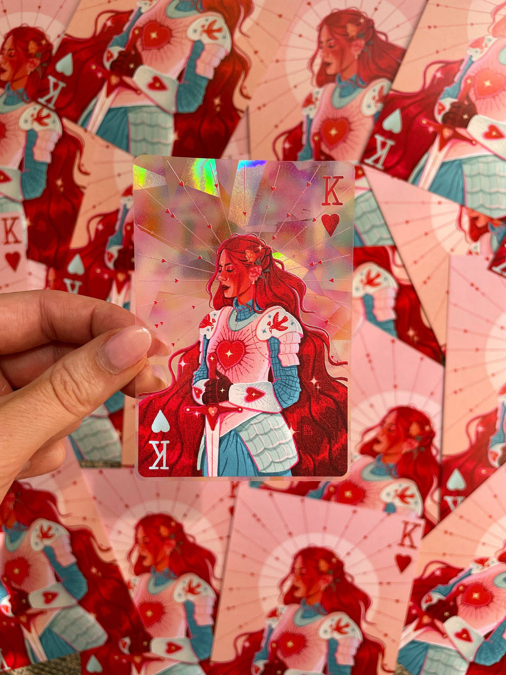 Knight of Hearts Suncatcher