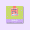 Mahjong Social Club Drink Tiles Magnetic Bookmark