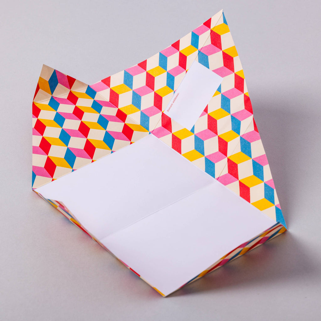 Urban Pigeon, Colorful Folding Letter Pack, Pack of 6