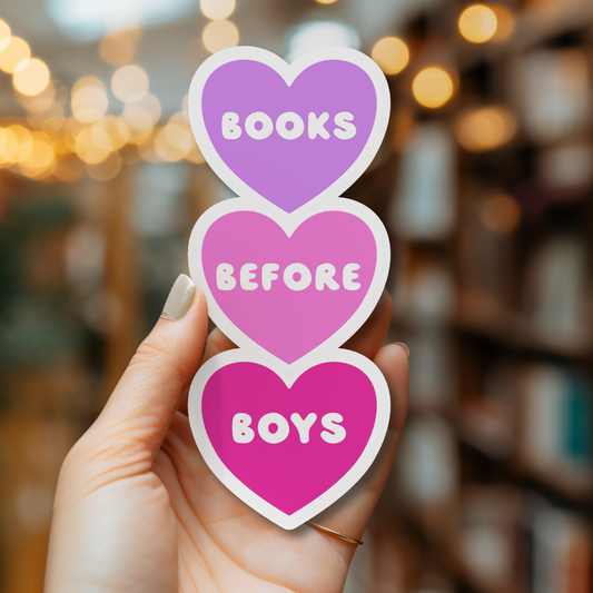 Books Over Boys Bookmark