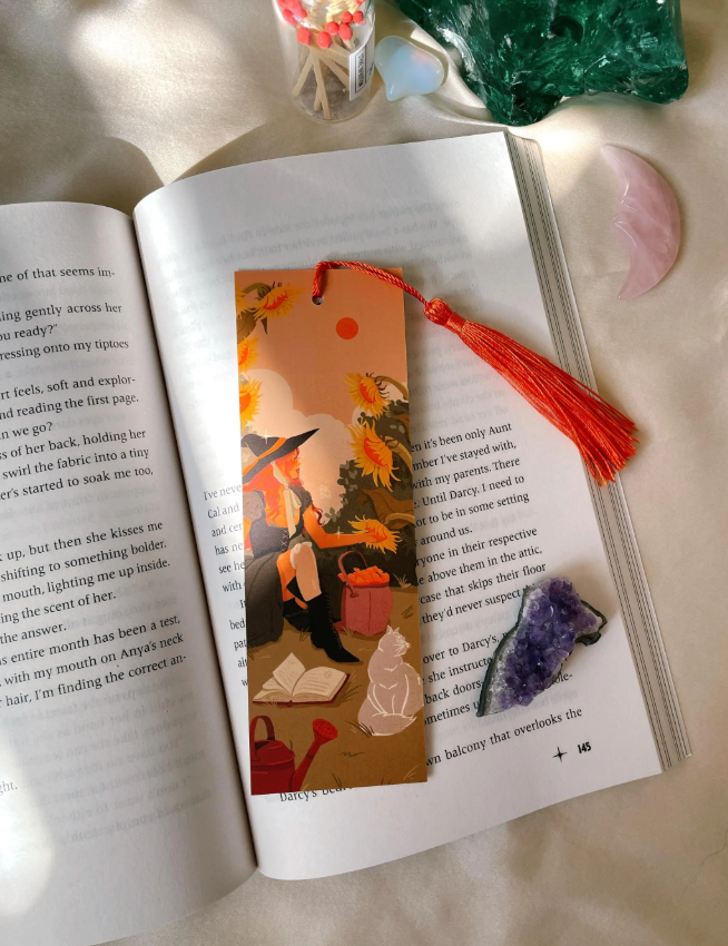 Gardening Witch Bookmark