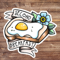 3" Second Breakfast Hobbit Book Movie LOTR Vinyl Sticker