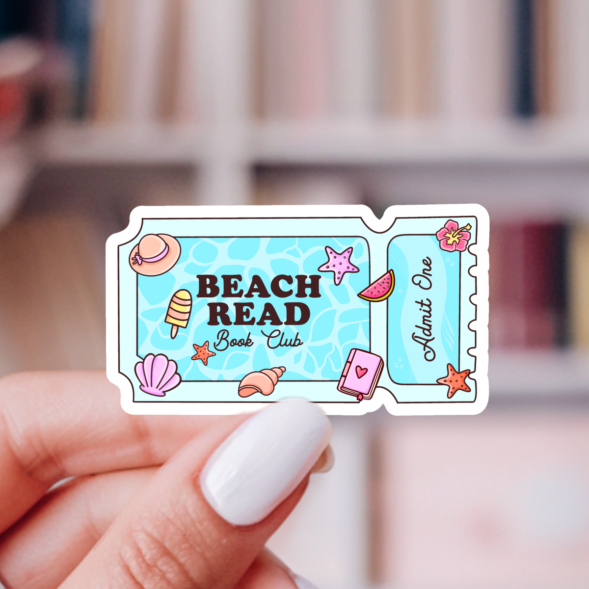 Beach Read Book Club Sticker | Summer Reader