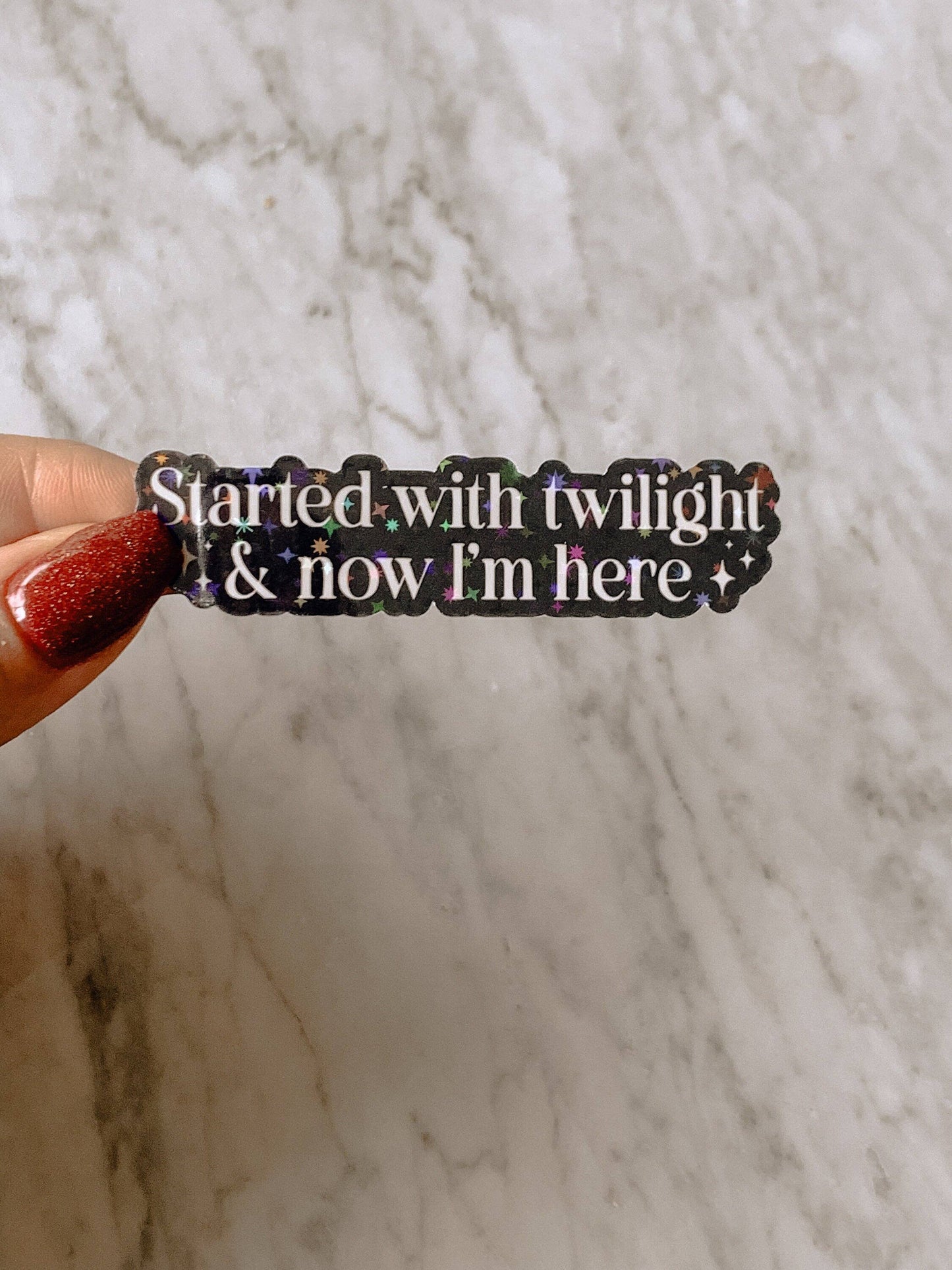 Started With Twilight Sticker