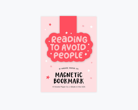 Magnetic Bookmark, Funny Bookmarks, Introverts and Bookworms