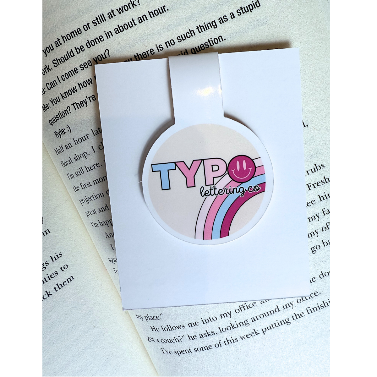 Smut slut romantic magnetic bookmark 