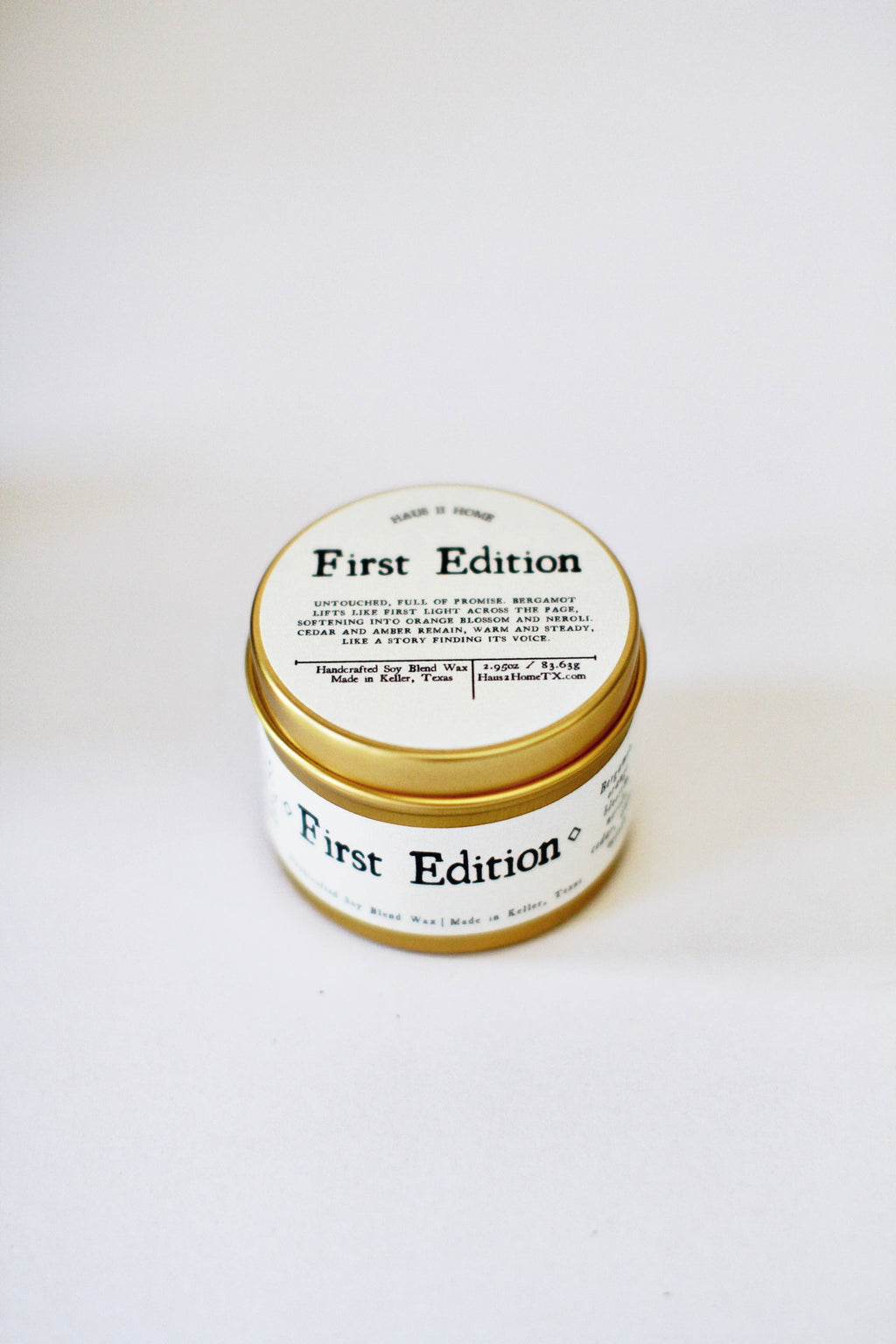 First Edition Candle | Rice Steam, Mimosa & Soft Woods