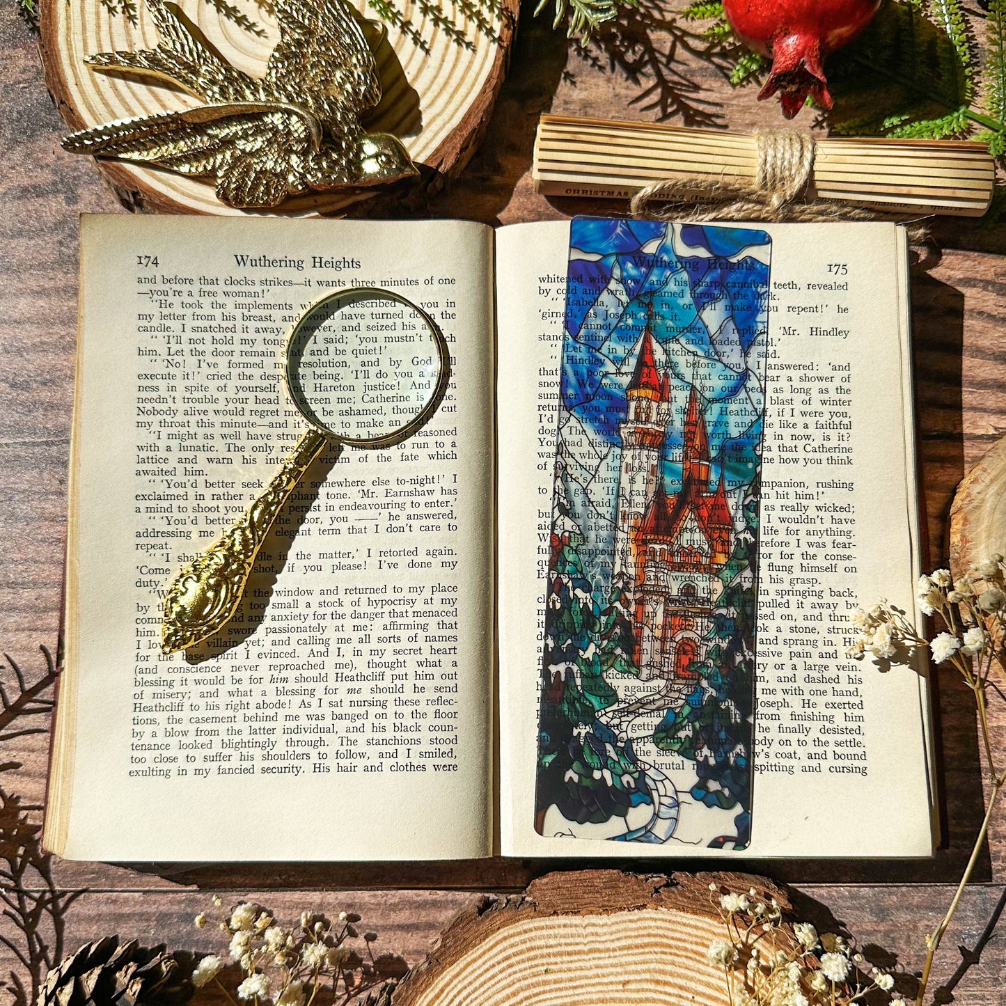 Winter Court (ACOTAR) Stained Glass Bookmarks