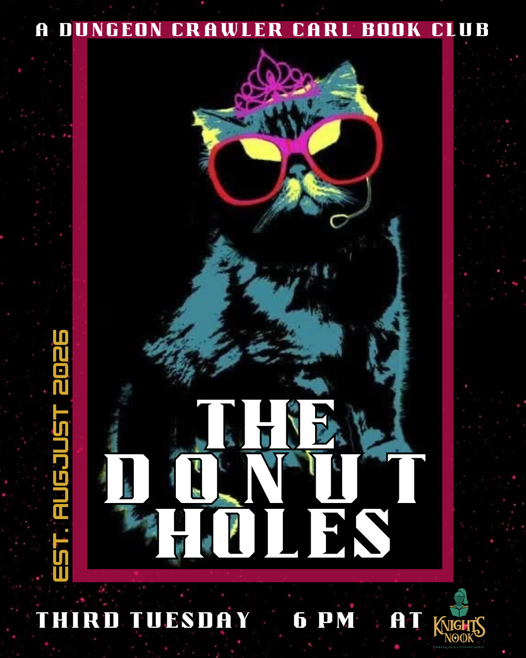 The Donut Holes Book Club at Knight’s Nook