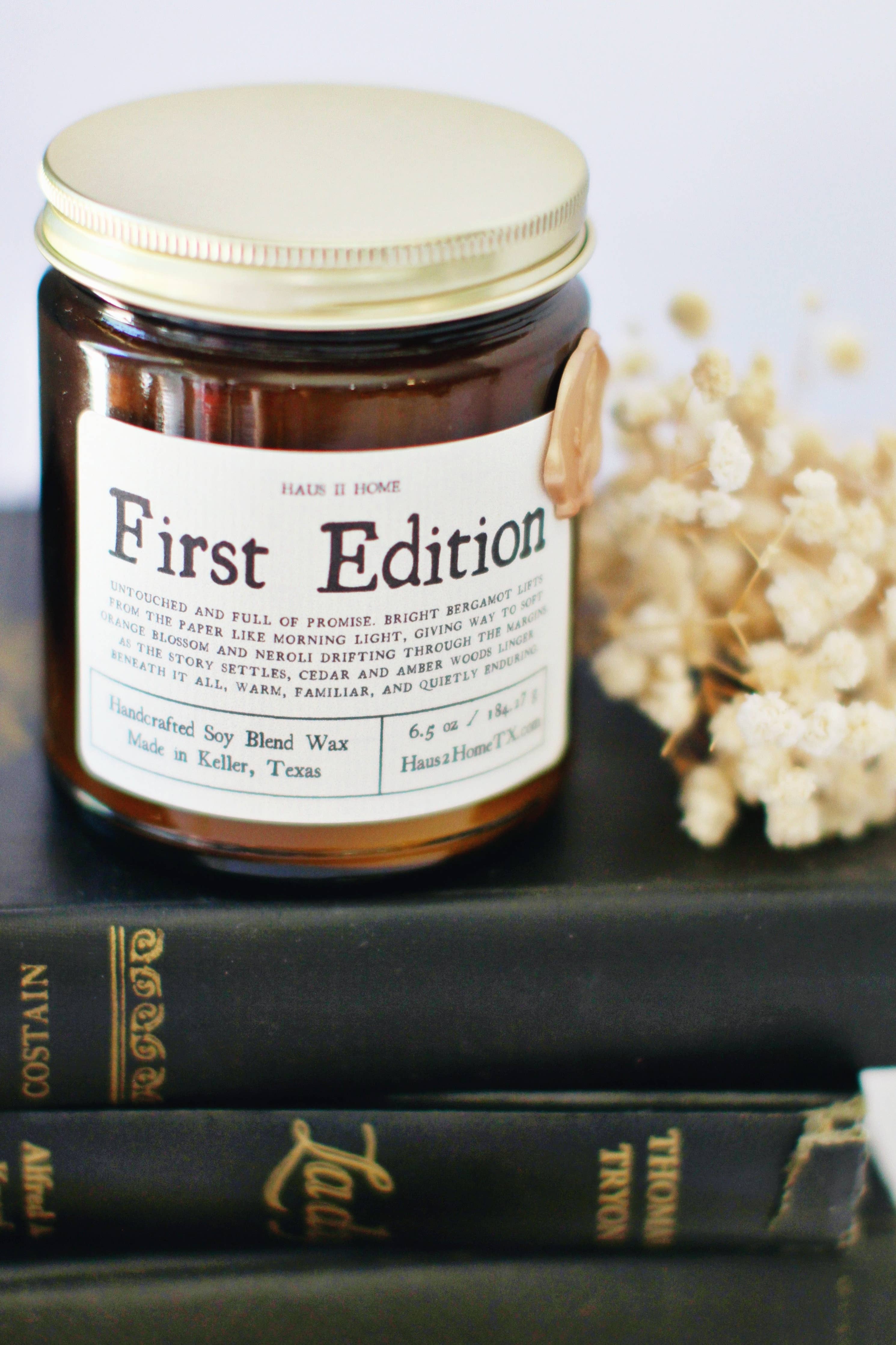 First Edition Candle | Rice Steam, Mimosa & Soft Woods