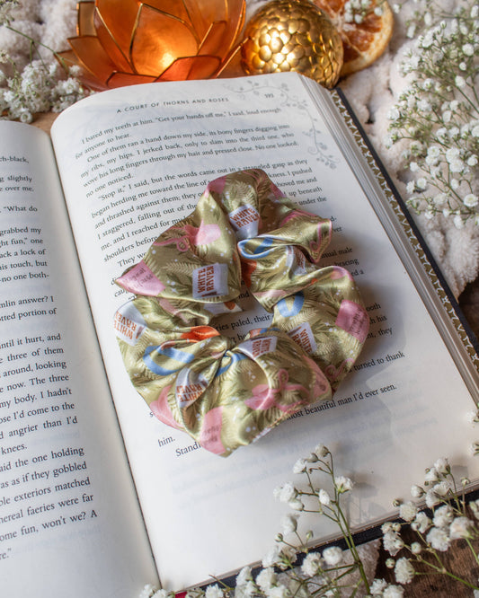 Bookish Satin Scrunchie | Crescent City