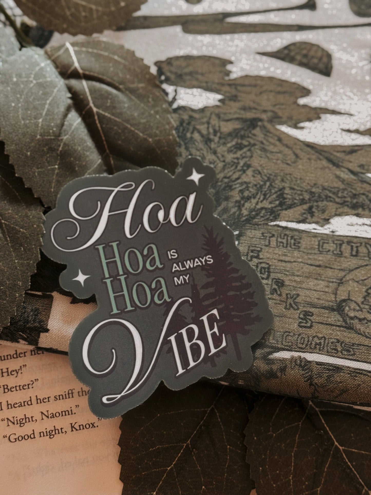 Twilight Hoa Hoa Hoa Is Always My Vibe Book Sticker